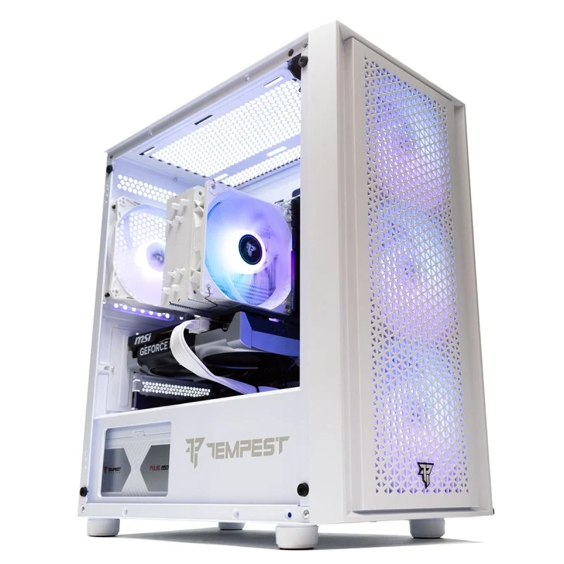 Detalle de PcCom Ready: PC gaming con Intel Core i5-12400F, 32 GB, 1 TB SSD y RTX 5060 V2 (Blanco)