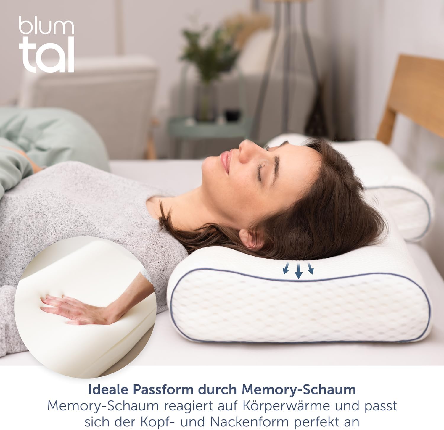 Thumbnail 5 de Blumtal Nackenstützkissen Orthopädisches Memory Foam