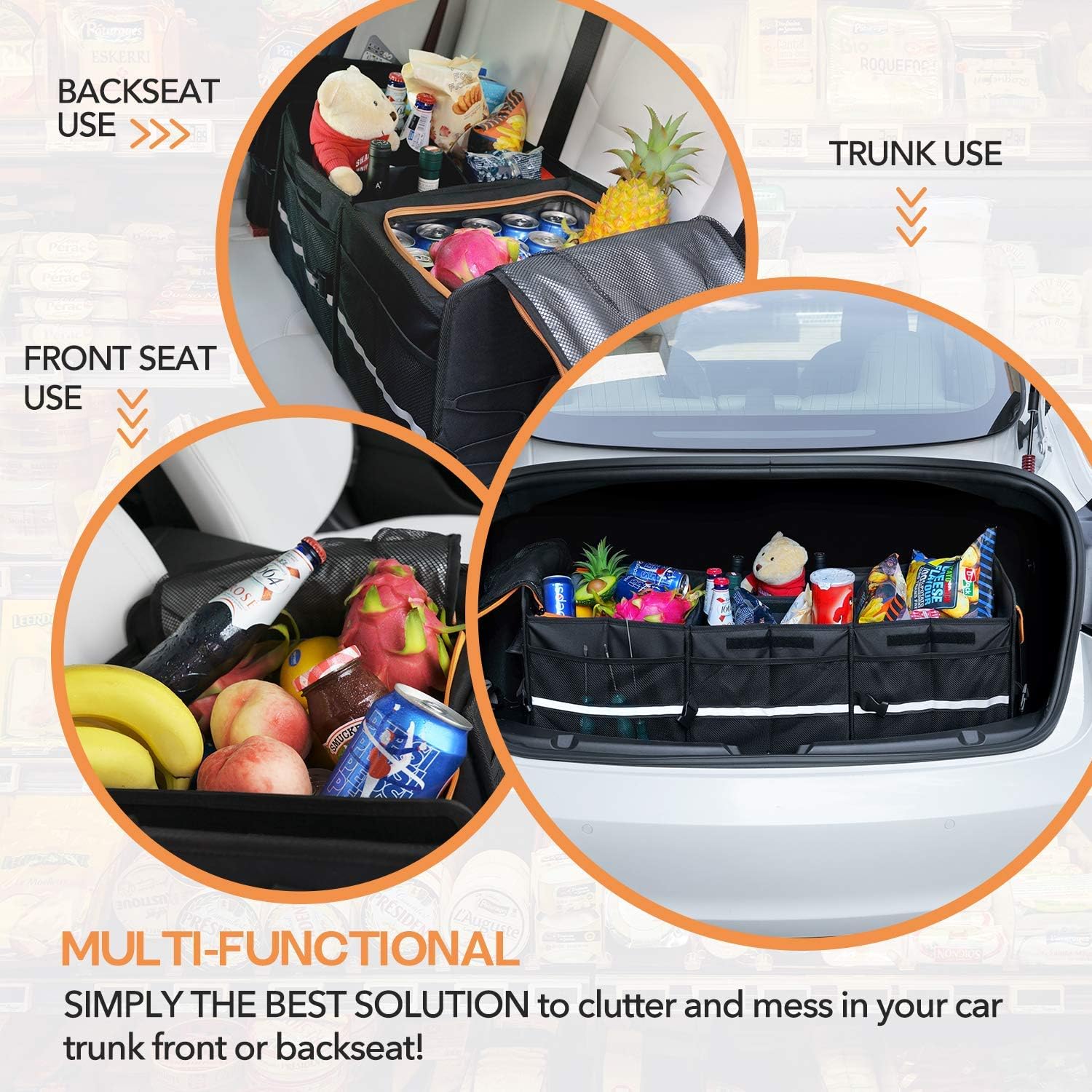 Thumbnail 3 de HEYTRIP Large Trunk Organizer with Cooler
