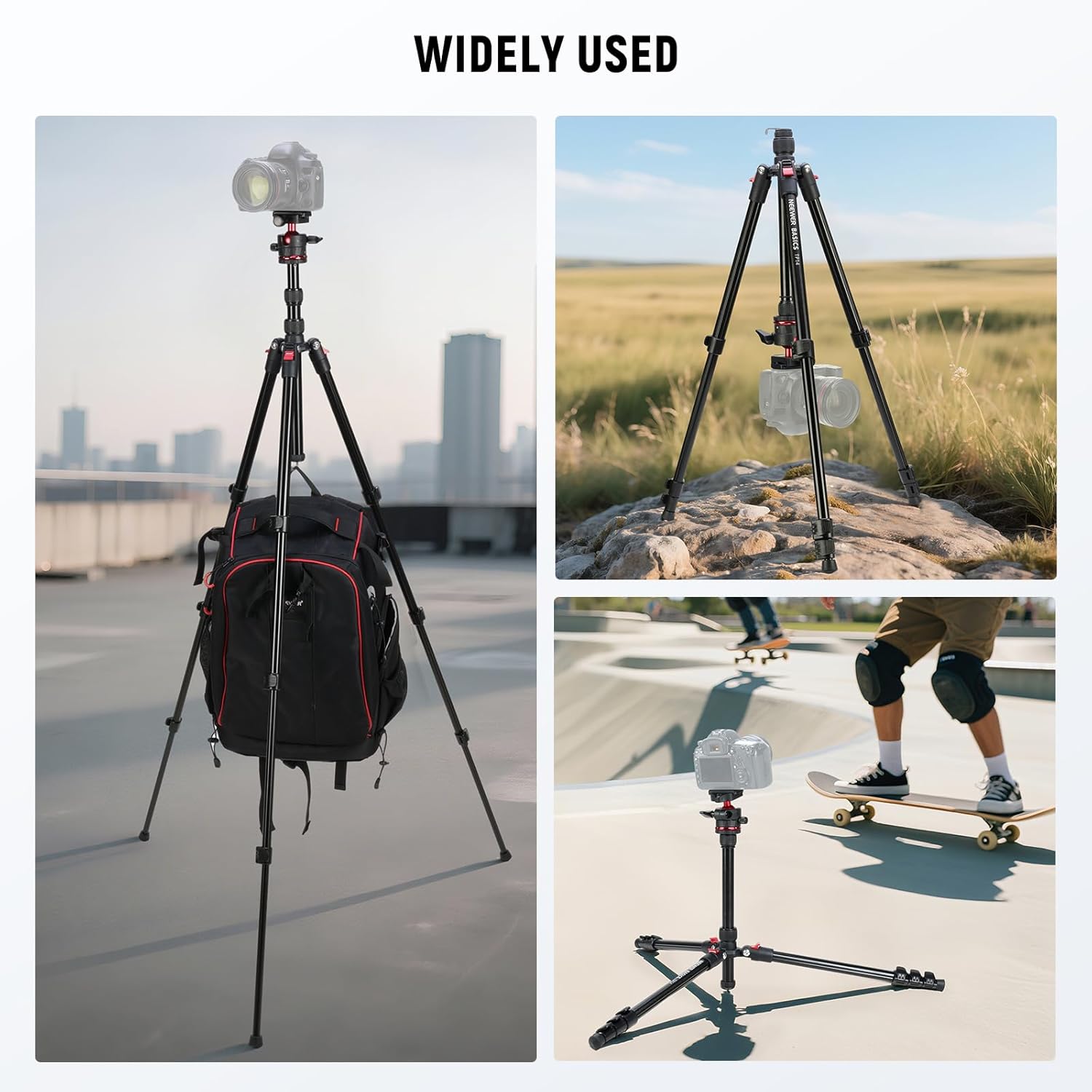 Thumbnail 6 de NEEWER Basics Travel Tripod 72in