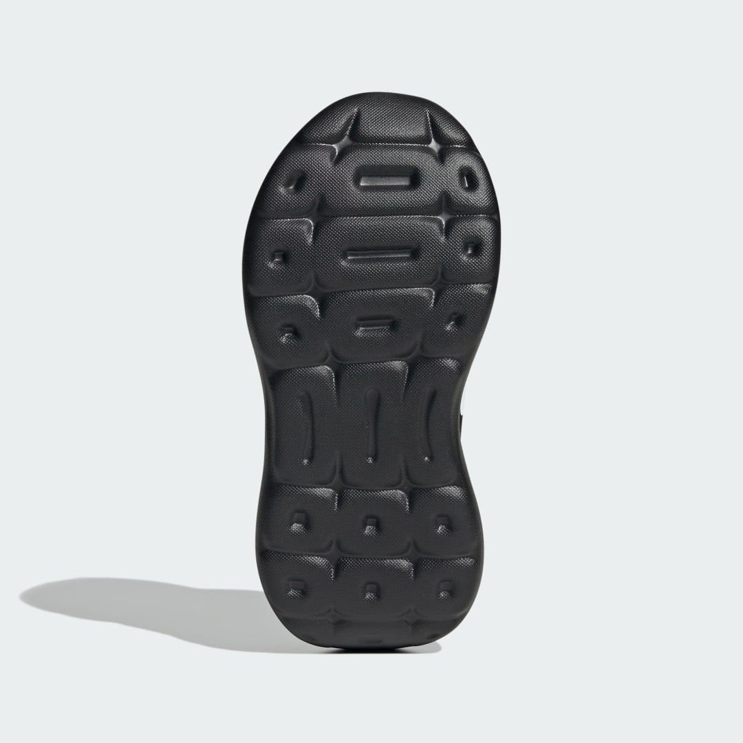 Detalle de Adidas Tensaur Run 2.0 Kids, zapatillas infantiles negras
