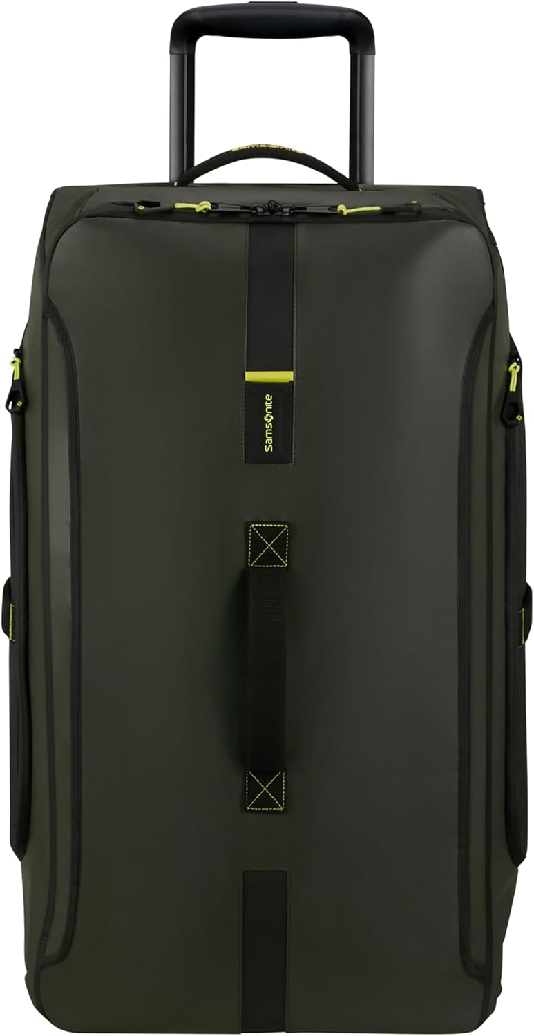 Detalle de Samsonite Paradiver Light Reisetasche mit Rollen (79 cm) – Large, Jungle Green, 121,5 L