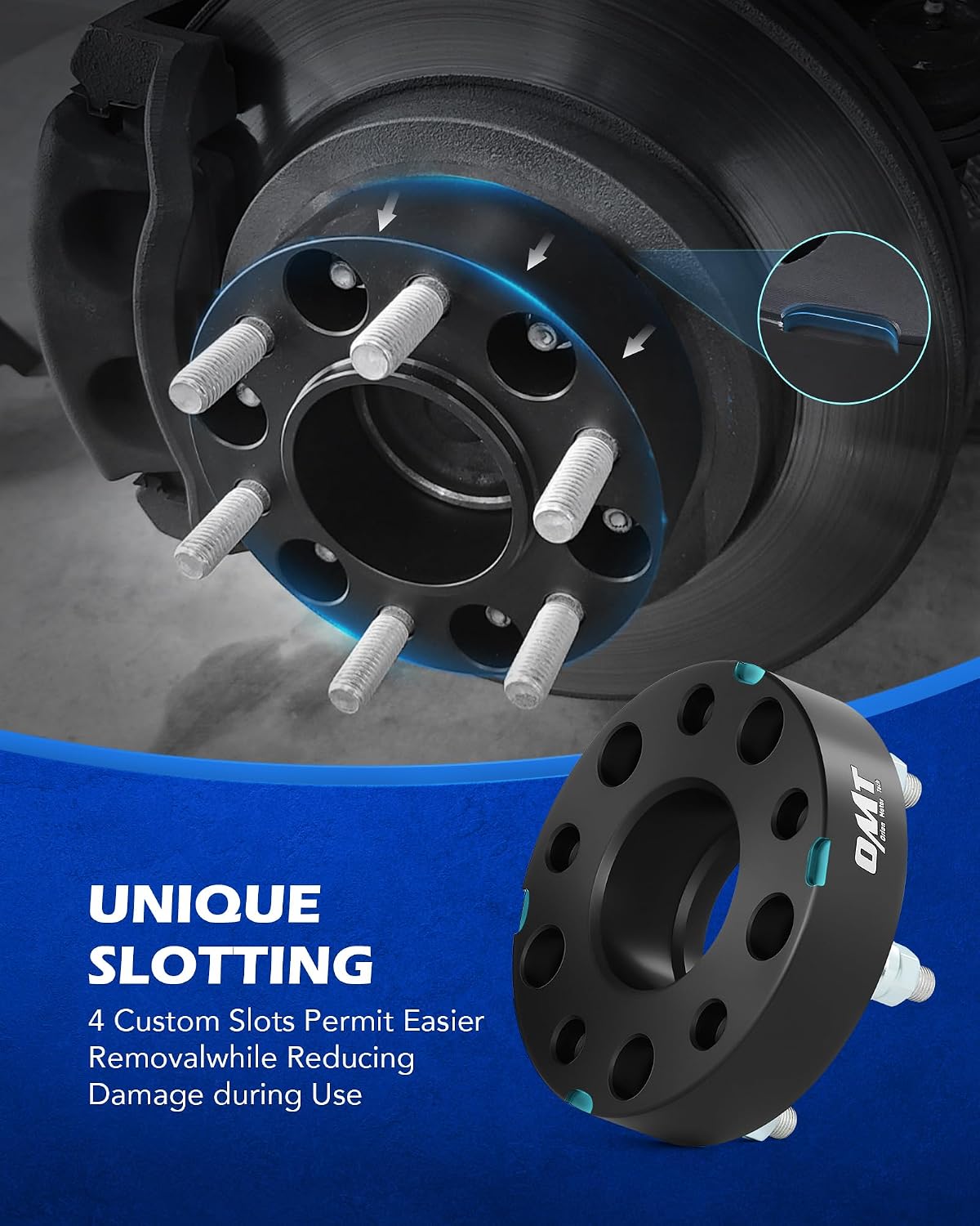 Detalle de Orion Motor Tech 5x5 Wheel Spacers 1.5 in