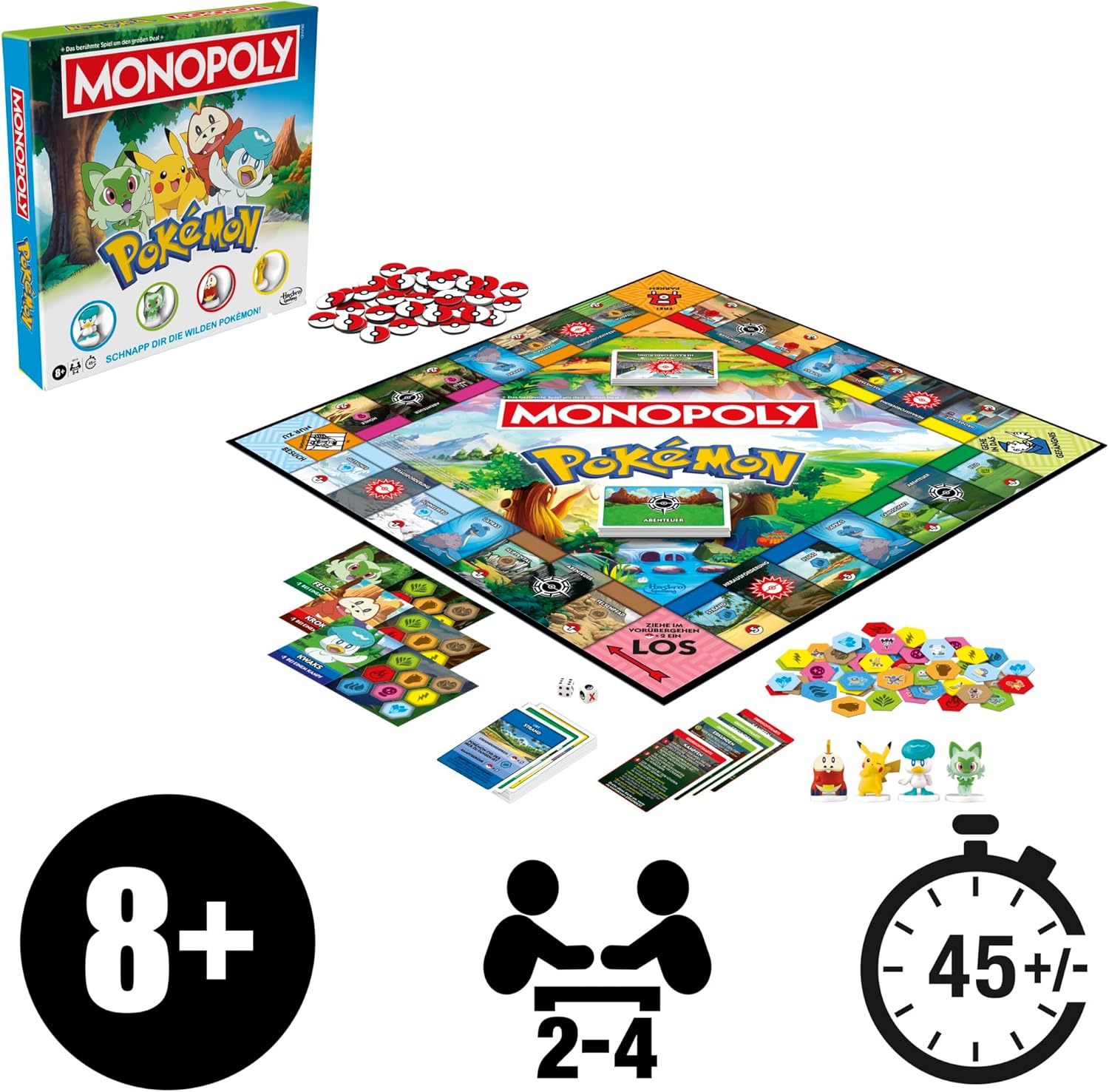 Detalle 2 de Monopoly Pokémon Edition Brettspiel Deutsch