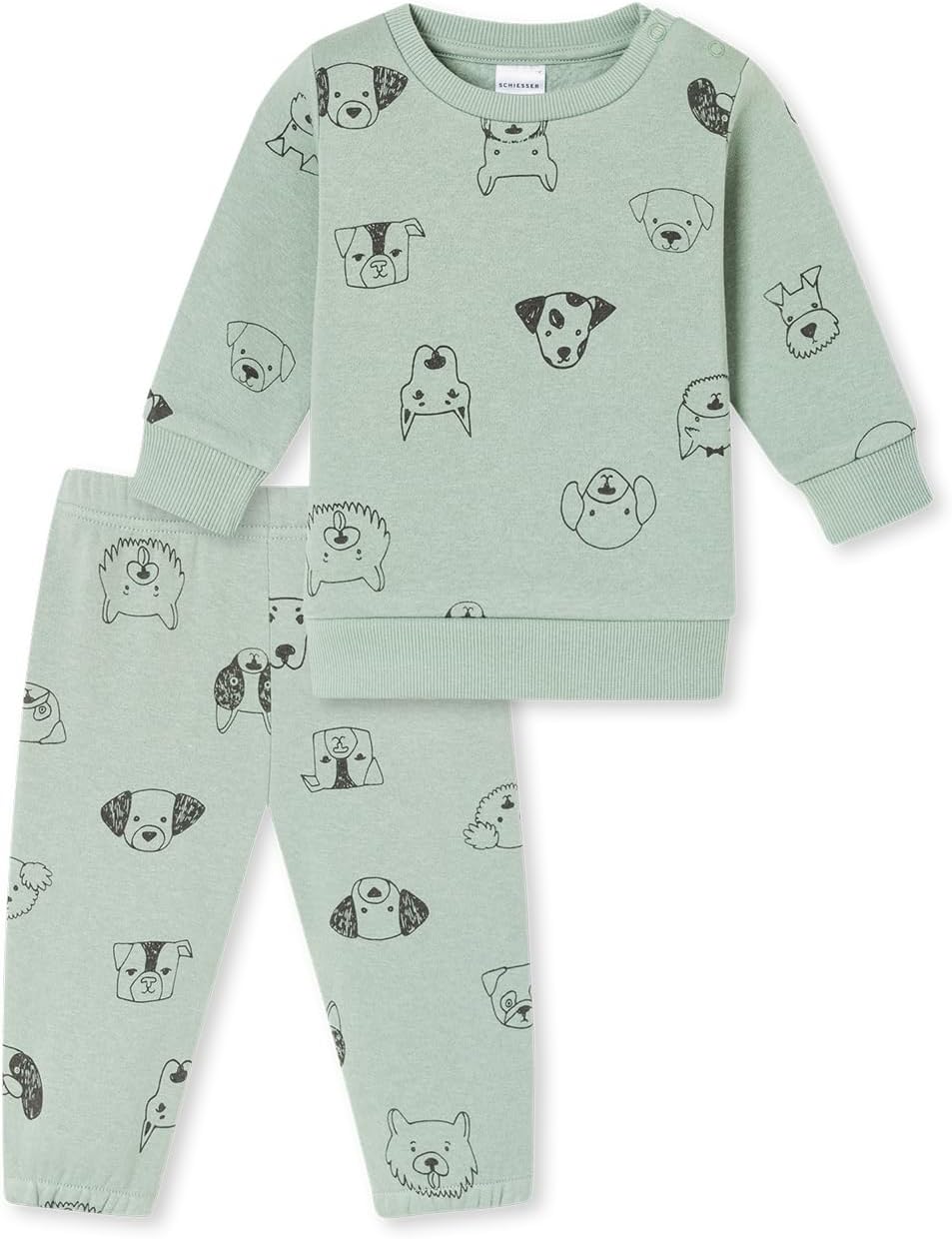 Thumbnail 4 de Schiesser Baby Mädchen Zweiteiler-Langschlafanzug 183248