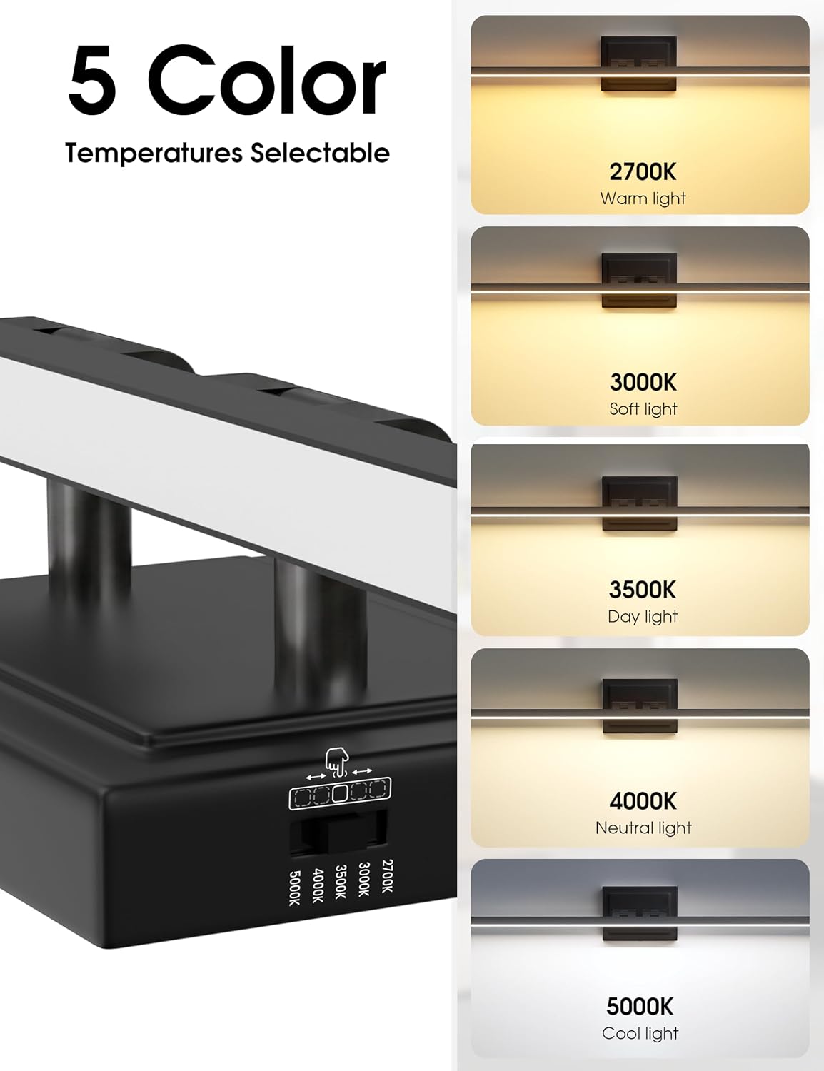 Detalle 2 de VOLISUN LED vanity light, 55-inch