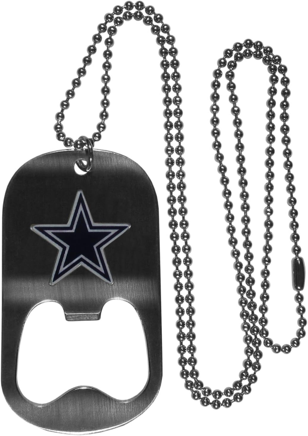 Detalle 2 de Siskiyou NFL Bottle Opener Tag Necklace (Detroit Lions) — unisex