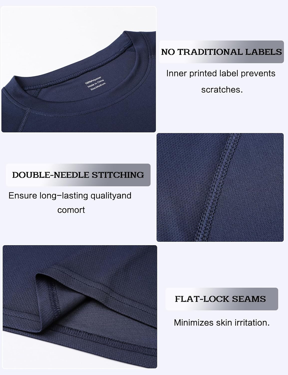 Thumbnail 4 de Cimic Sport-T-Shirts Herren im 1/3/5/7er Pack – schnelltrocknende, atmungsaktive Funktionsshirts