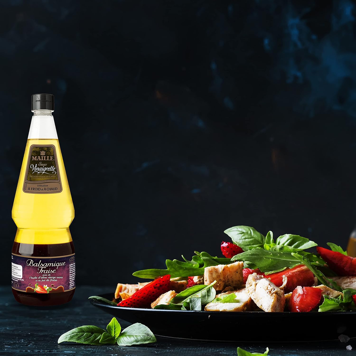 Thumbnail 3 de Maille Sauce Vinaigrette Balsamique-Fraise, 1 L – Lot de 2 (Sans arôme artificiel)