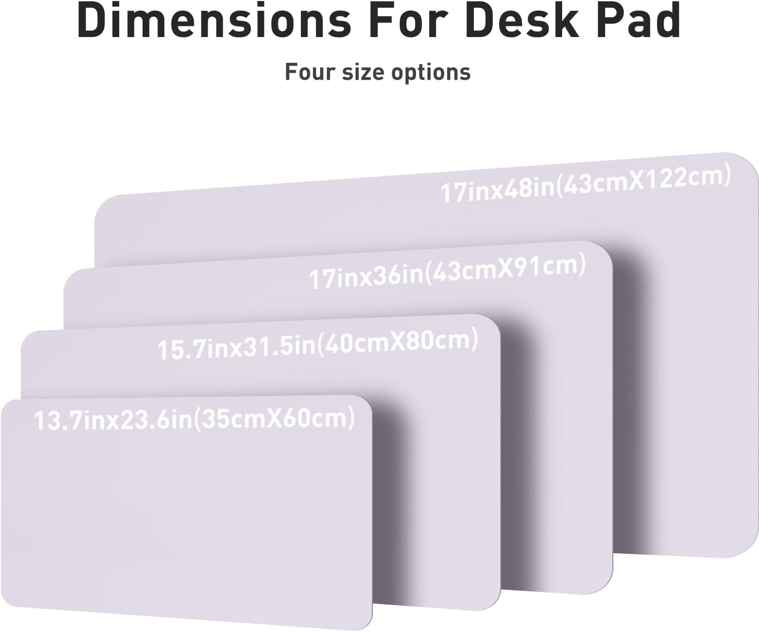 Thumbnail 4 de Aothia Large Synthetic Leather Desk Protector 23.6×13.7 in