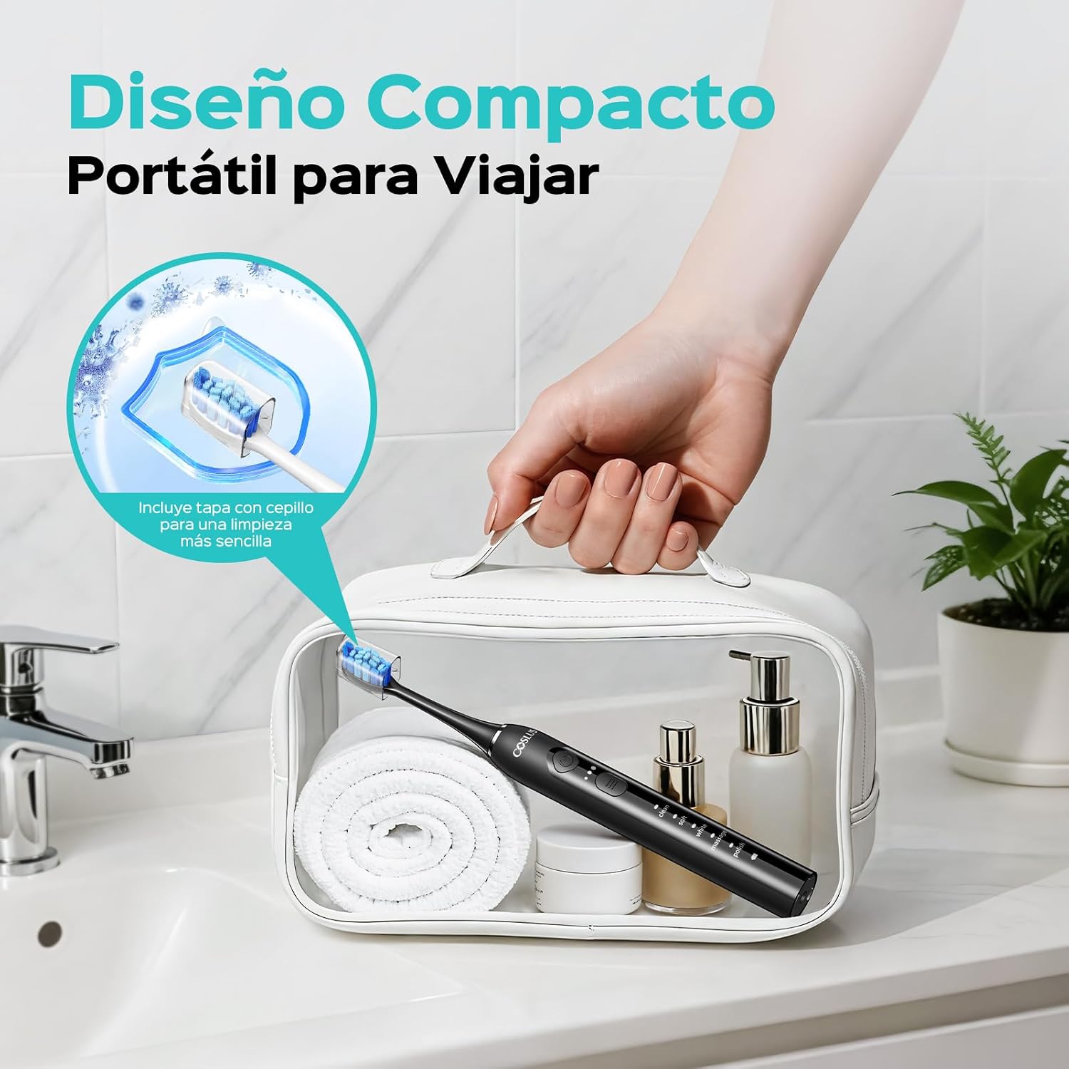 Thumbnail 5 de COSLUS C30 Cepillo de Dientes Eléctrico Sónico 5 Modos