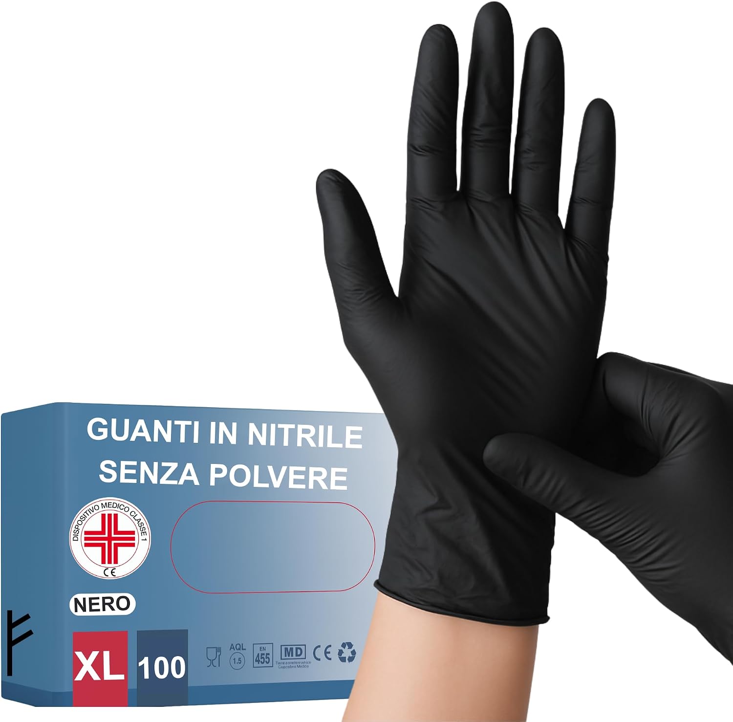 Thumbnail 4 de Guanti nitrile monouso Medical 100 S blu