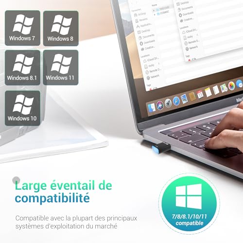 Detalle de Clé WiFi 6 STAPERFO AX900 Mbps – Adaptateur USB double bande pour PC