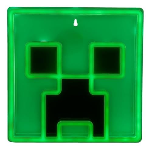 Thumbnail 5 de Paladone Creeper LED Wall-Mount: Luce LED in stile Minecraft, 25 cm, da parete