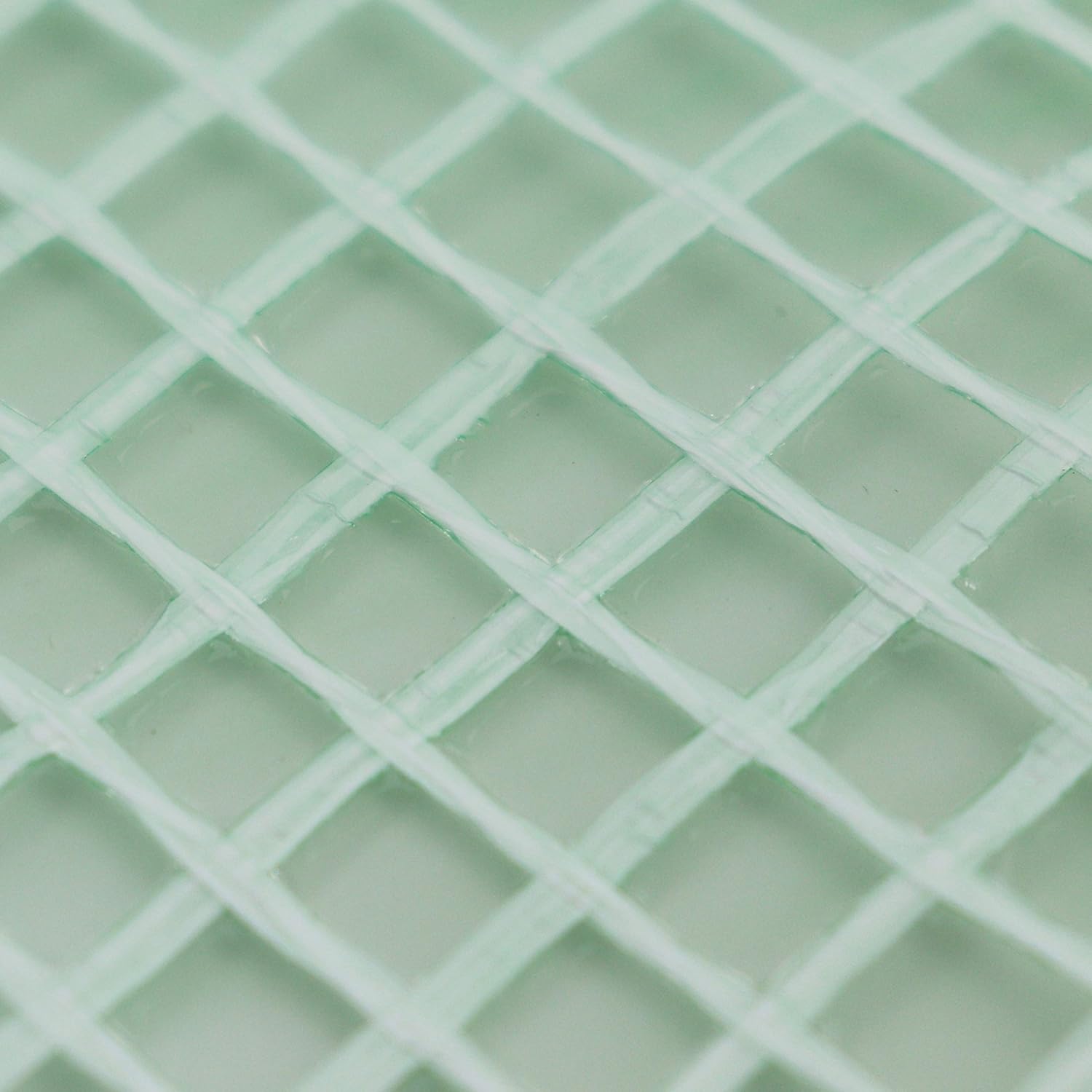 Detalle de Aquagart Gewächshausfolie Gitterfolie Frühbeetfolie – UV-stabil, grün/transparent, 250 g/m², verstärkter Rand