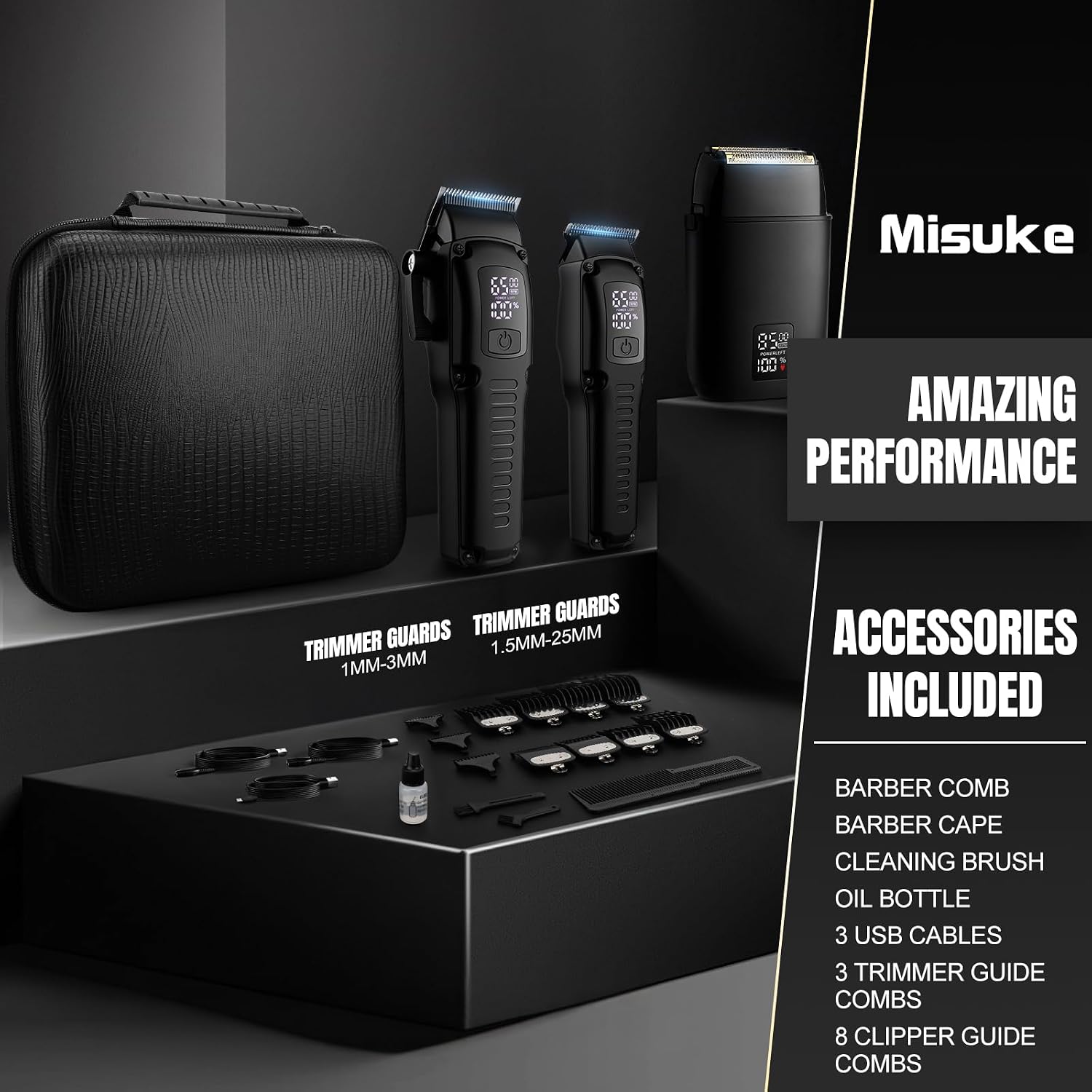 Thumbnail 6 de Misuke Cordless Hair Clippers 8500 RPM
