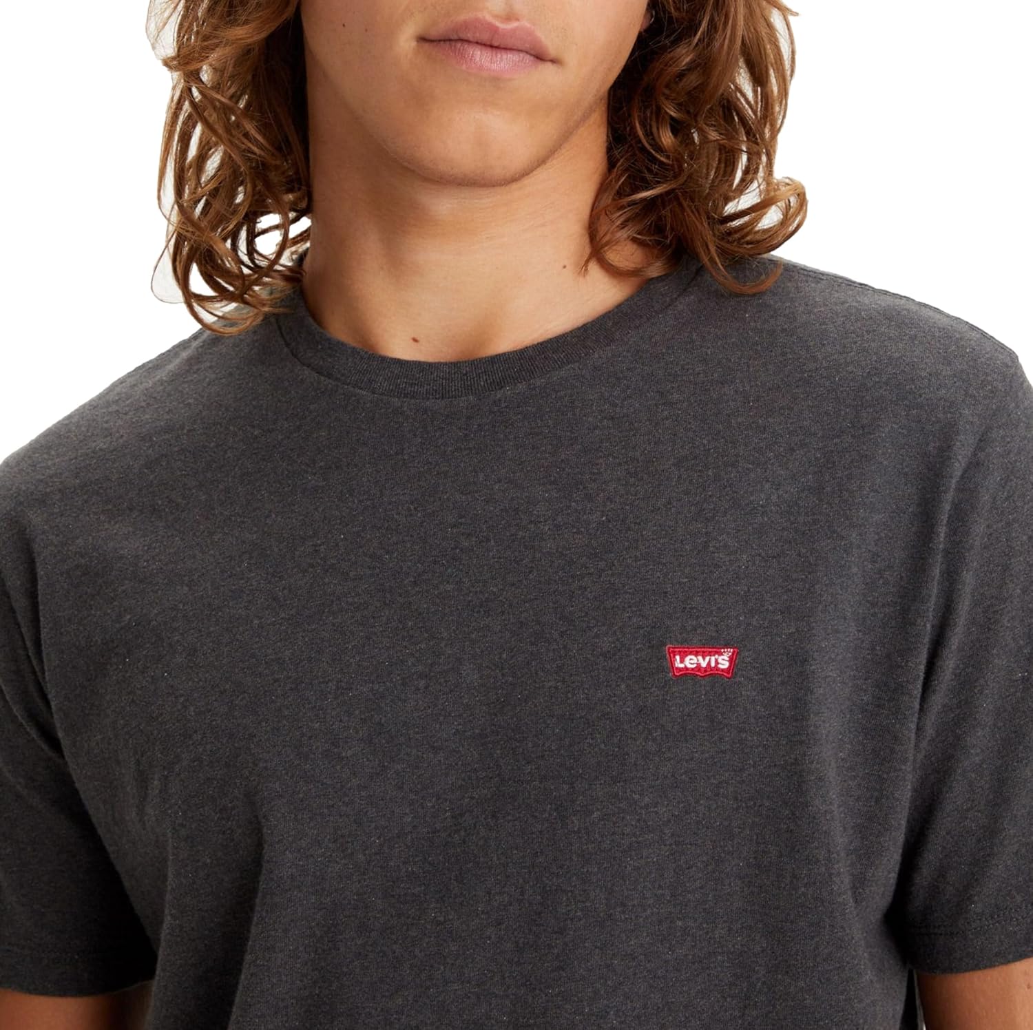 Detalle 1 de Levi's Ss Original Housemark Tee S Camiseta Dark Charcoal Heather