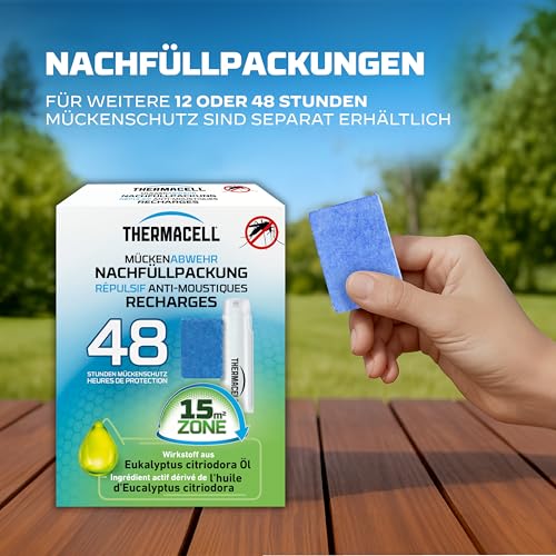 Thumbnail 8 de Thermacell Mückenabwehr Nachfüllpackung – 120 Stunden Schutz (30 Plättchen, 10 Gaskartuschen)