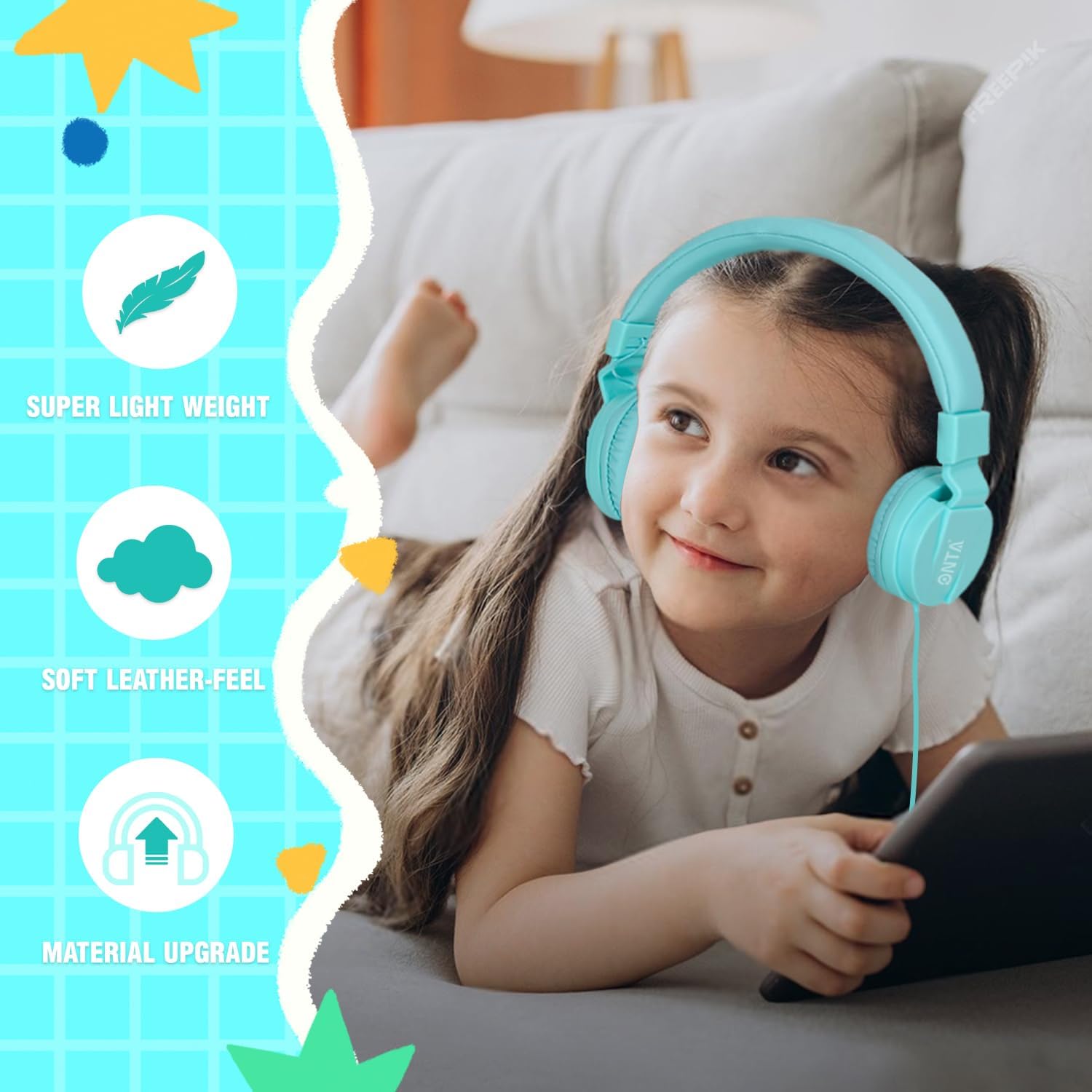 Detalle 2 de ONTA Kids Foldable Headphone