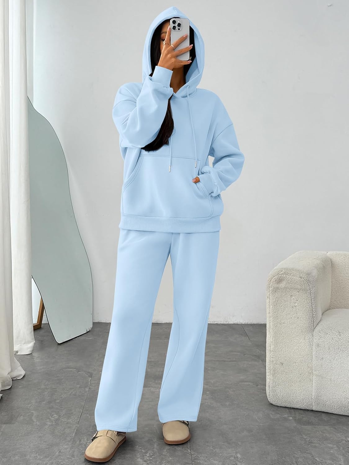Thumbnail 5 de Trendy Queen 2-Piece Oversized Sweatshirt Set
