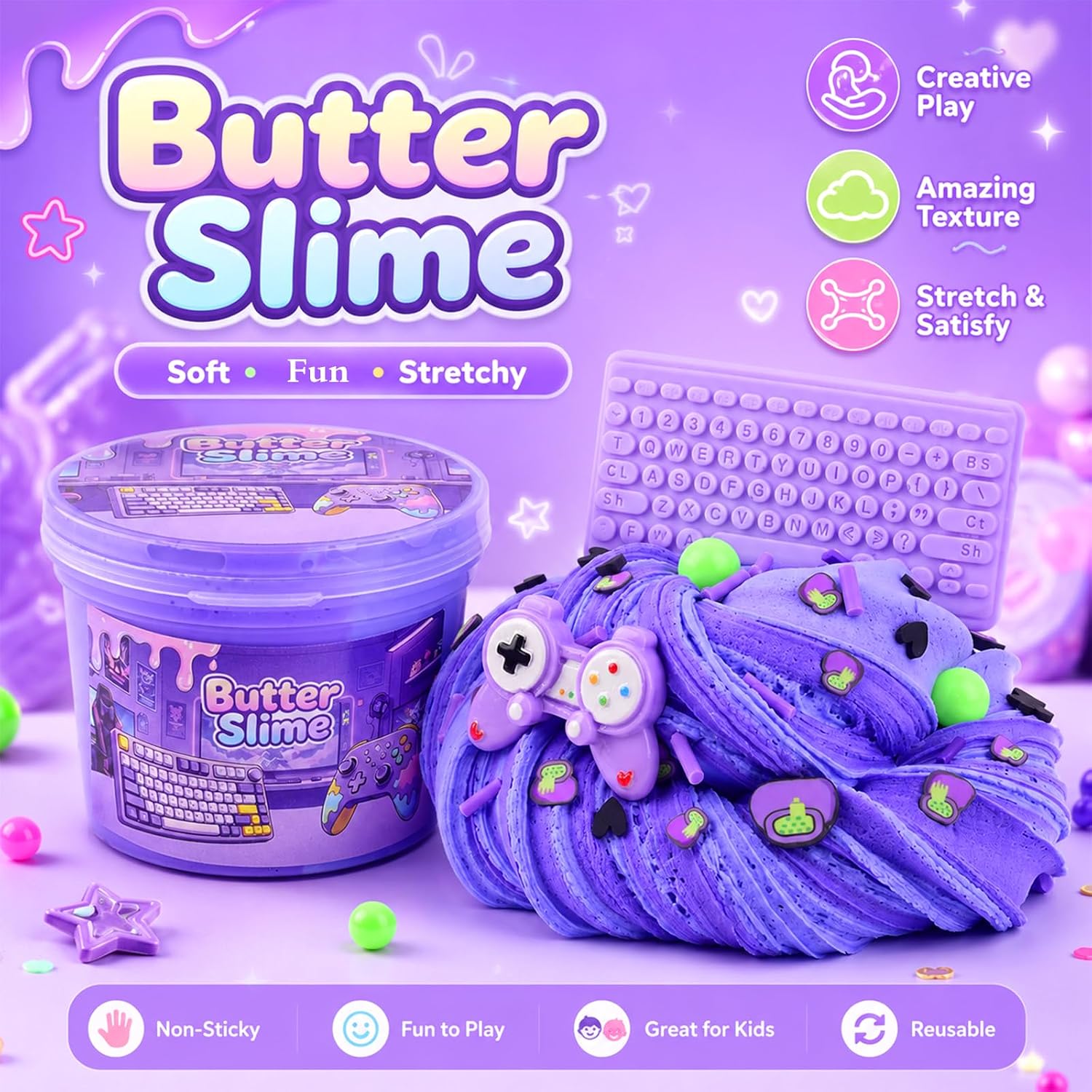 Detalle de Purple Slime Kit 4-Pack
