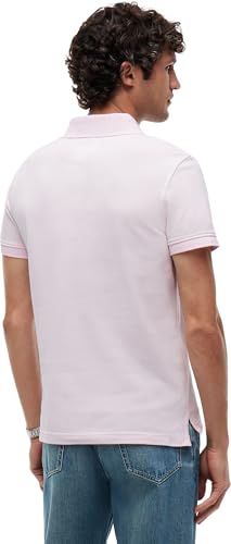 Detalle de Tommy Hilfiger Polo de Manga Corta Hombre 1985 Slim Fit – Rosa (Light Pink)