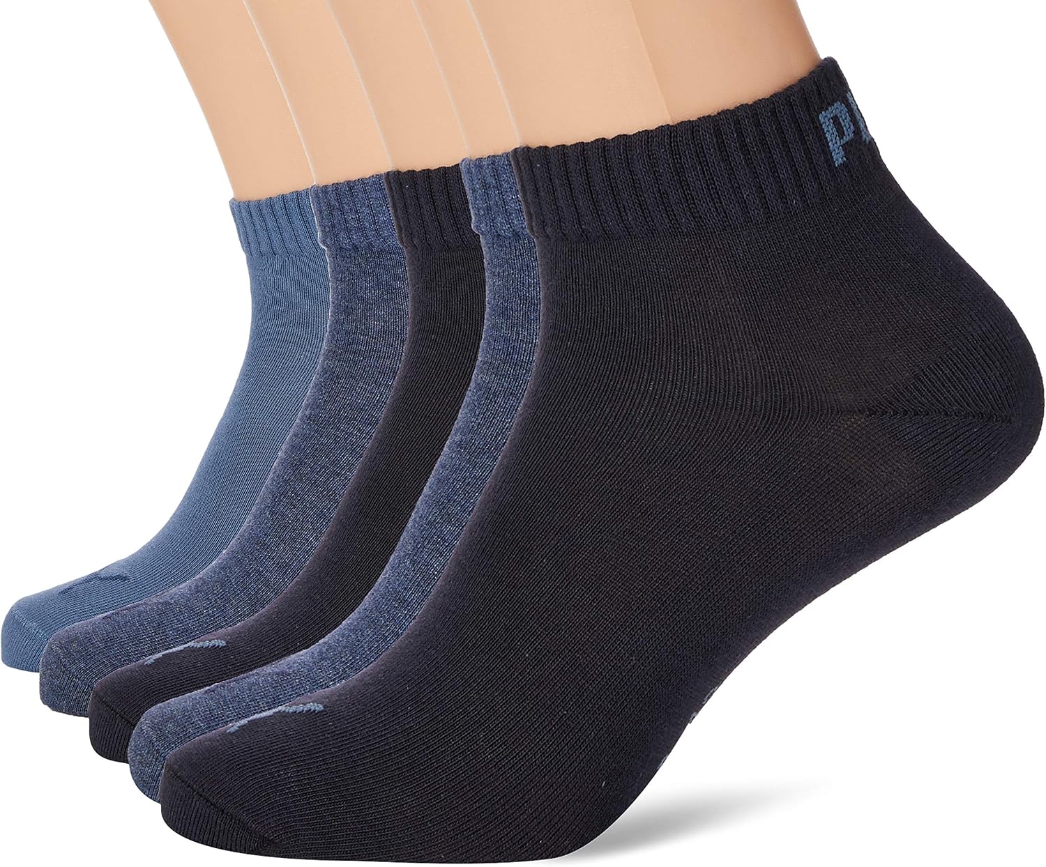 Thumbnail 2 de PUMA Unisex Quarter Socken 5er-Pack – Soft Cotton, flache Zehennaht