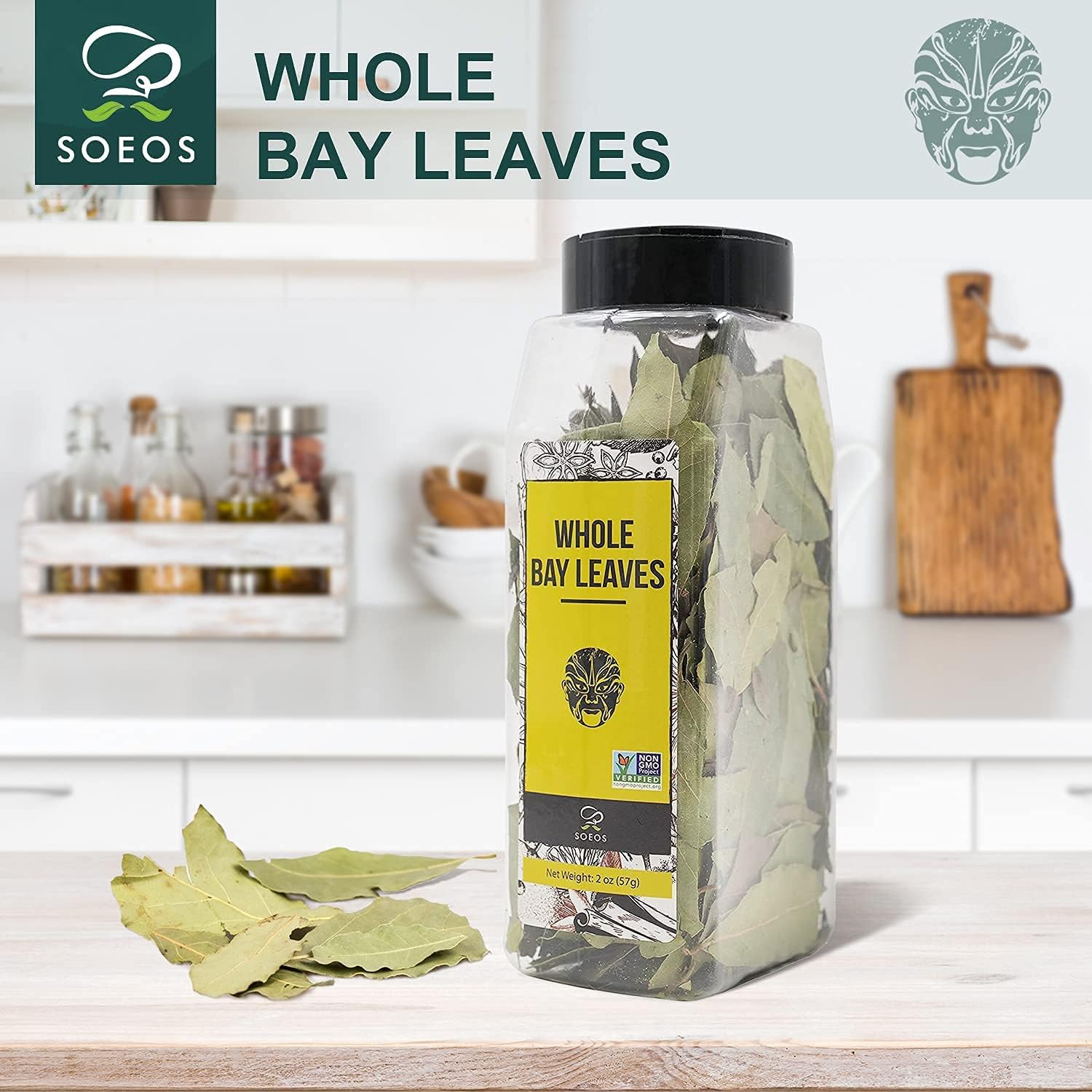 Thumbnail 2 de Soeos Dried Bay Leaves 57 g
