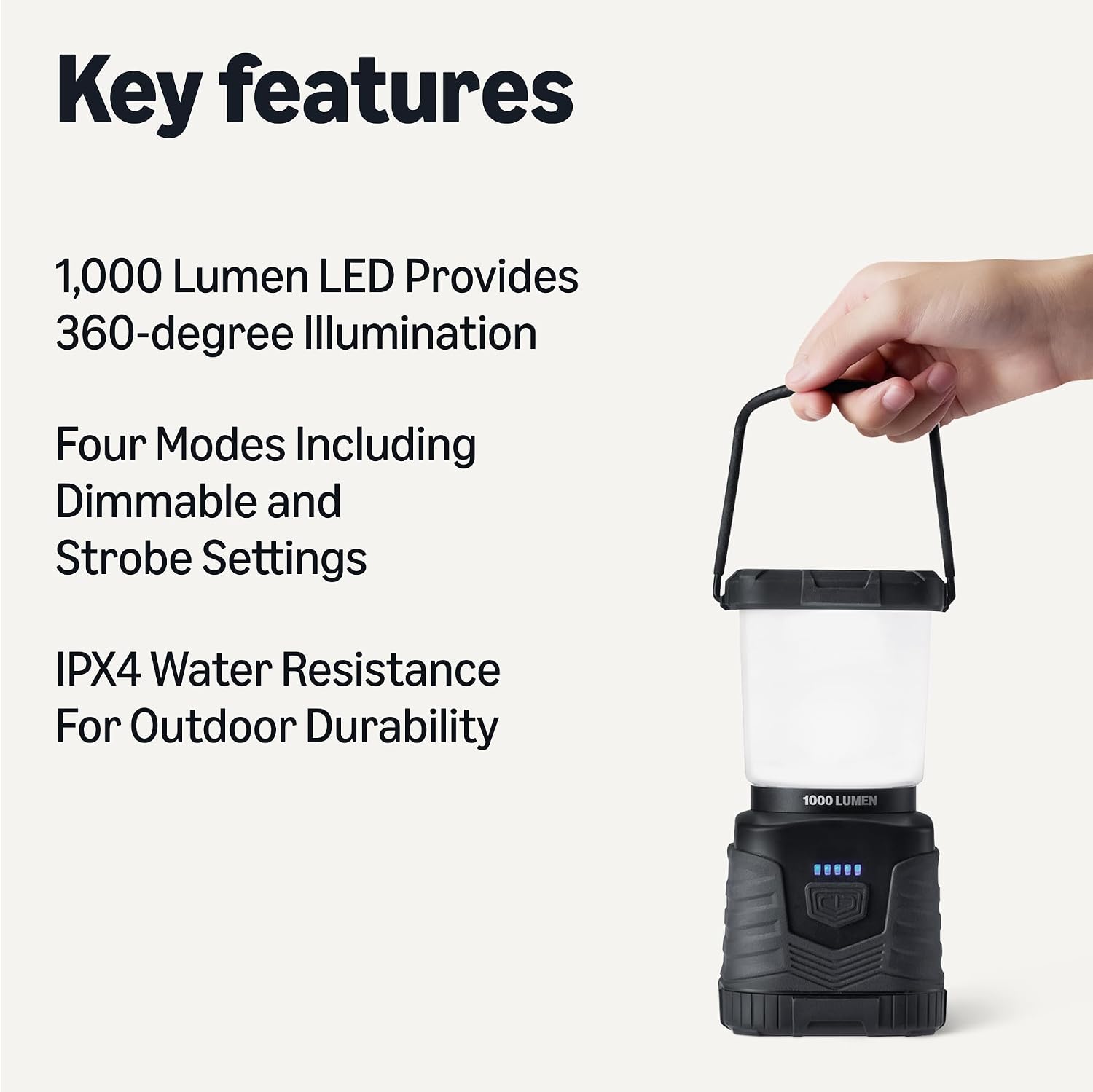 Detalle 2 de Amazon Basics LED Camping Lantern