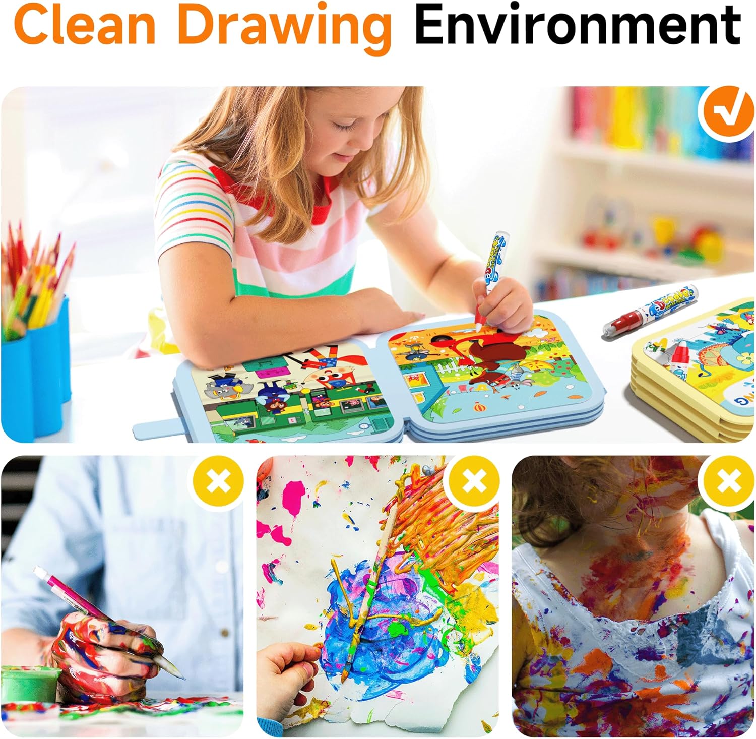 Thumbnail 3 de Timetome Reusable Water Painting Book 3-pack 🎨