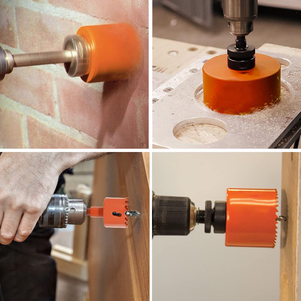 Detalle de YEBOCIYO 30 mm bi-metaalgatzaag voor metaal, hout en kunststof