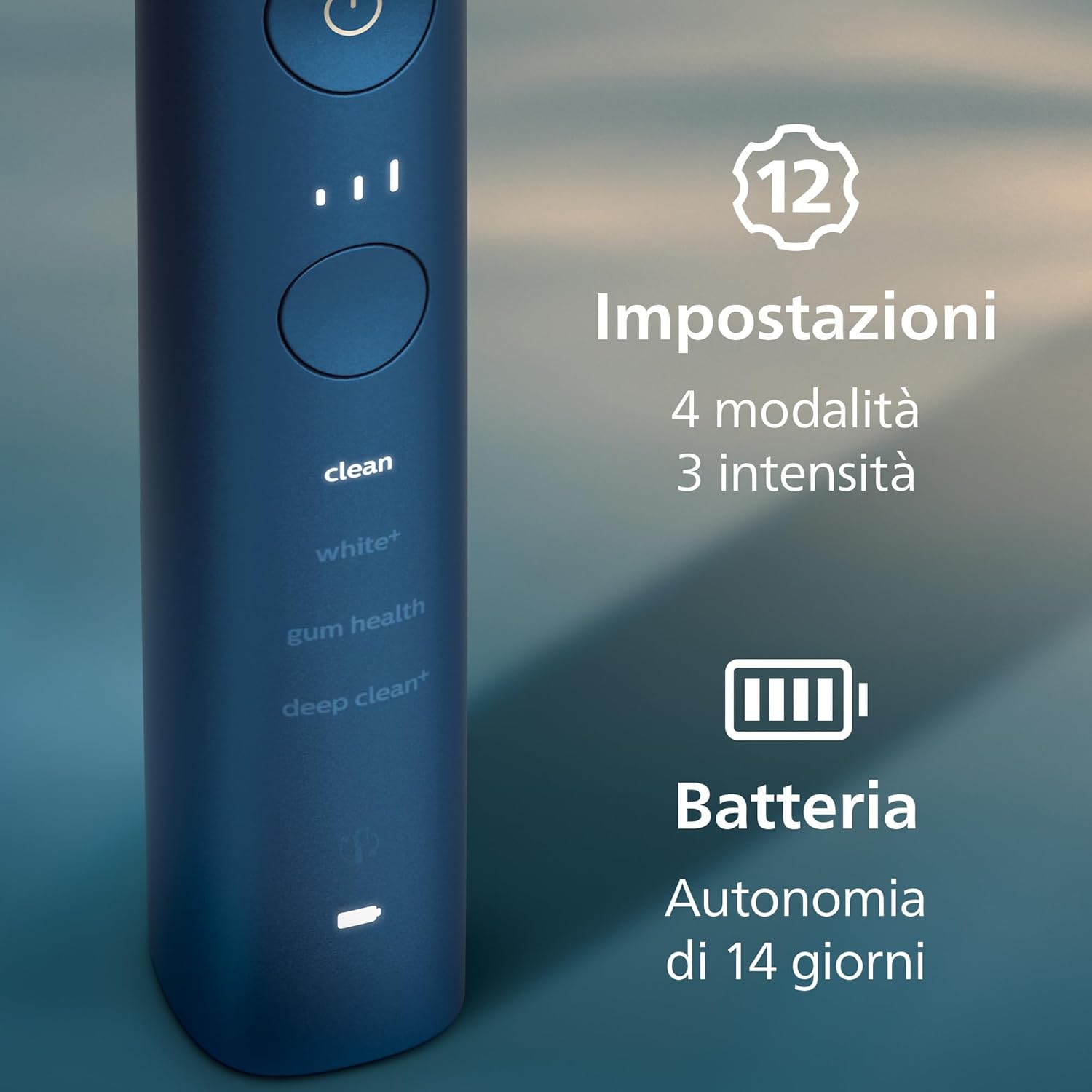 Thumbnail 6 de Philips Sonicare DiamondClean 9000 Special Edition: spazzolino elettrico DiamondClean con 4 testine C3 Premium Plaque Defence
