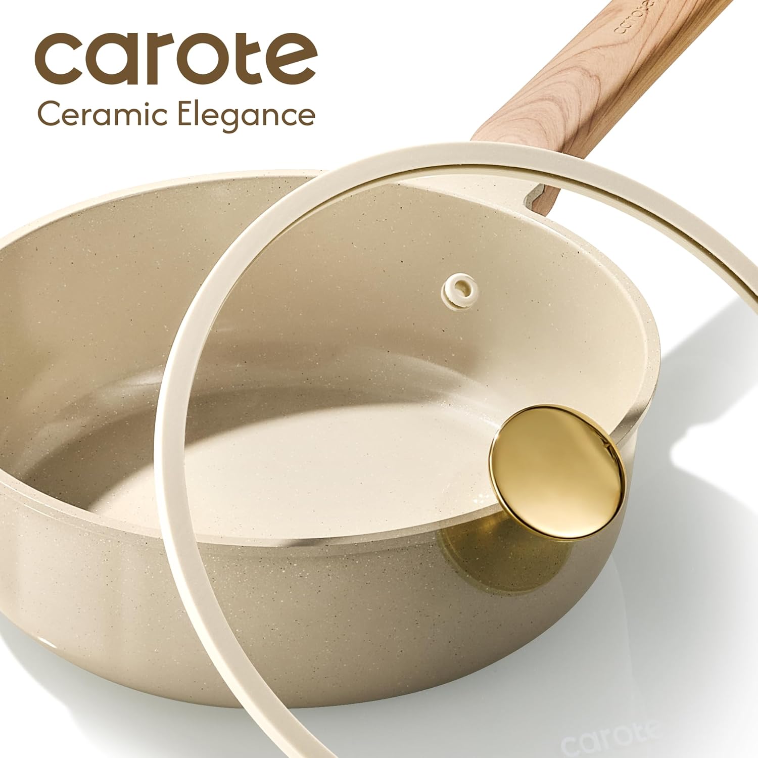 Thumbnail 4 de CAROTE 14Pcs Ceramic Nonstick Cookware Set