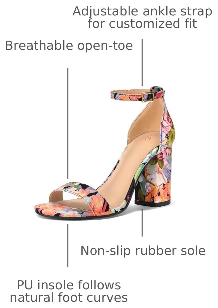 Thumbnail 2 de COASIS Women's Block-Heel Sandals 3.5-Inch Heels