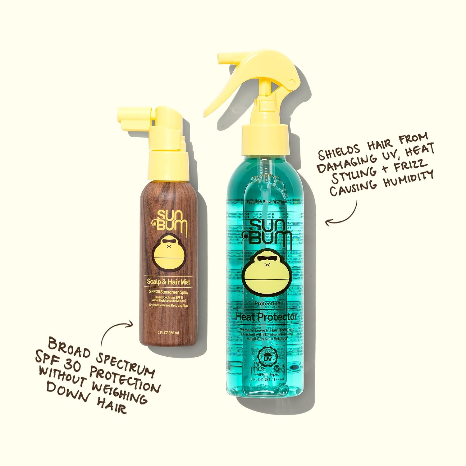 Detalle 2 de Sun Bum Heat Protector Spray 6 oz — heat protectant