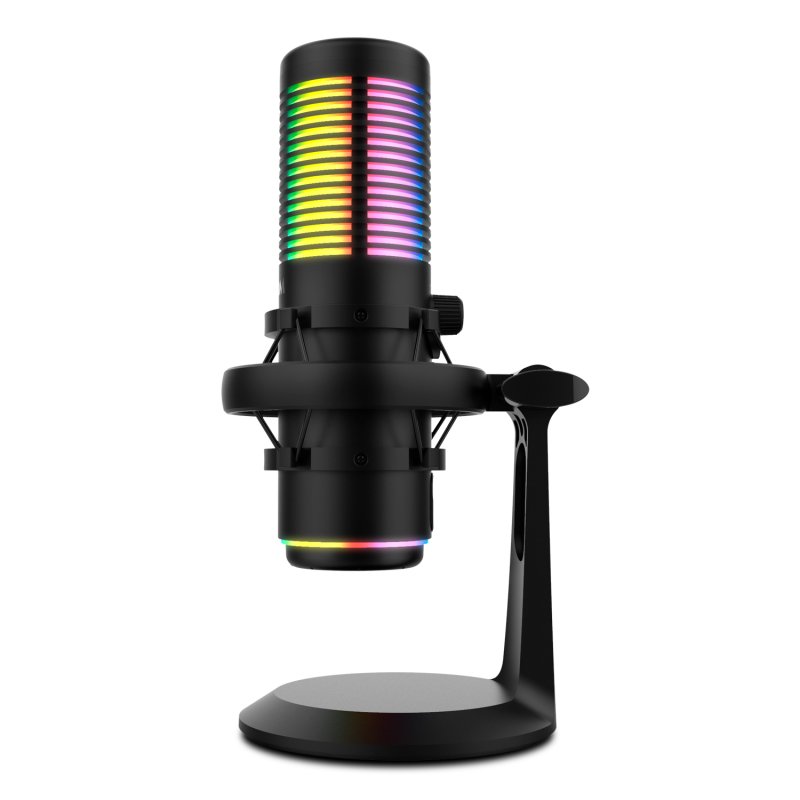 Detalle de Krom Kaze Micrófono condensador para streaming RGB
