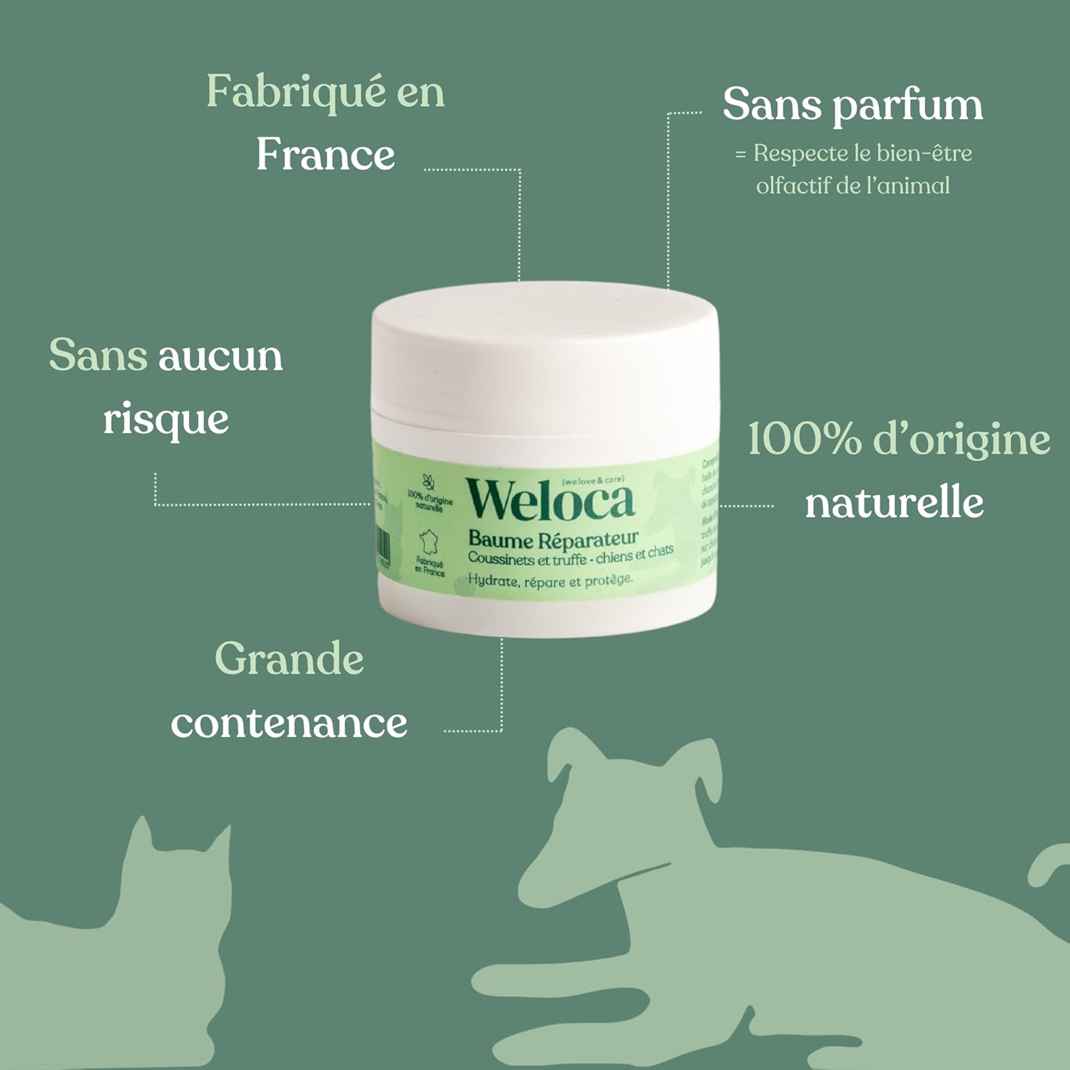 Thumbnail 4 de Baume Coussinet chien – Répare, hydrate et protège les coussinets et la truffe, 50 ml, 100% naturel