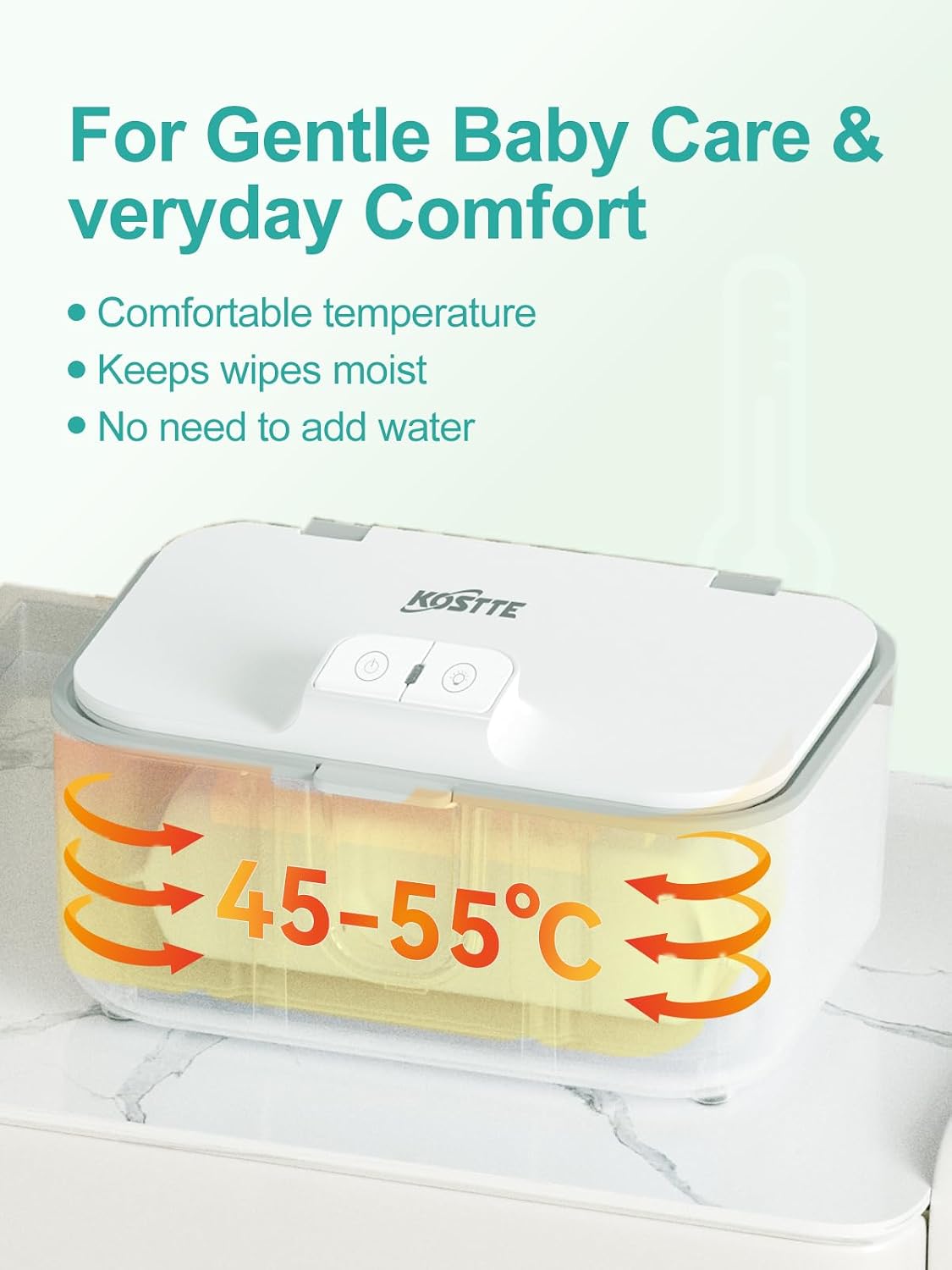 Thumbnail 3 de KOSTTE Baby Wipes Warmer 1L capacity