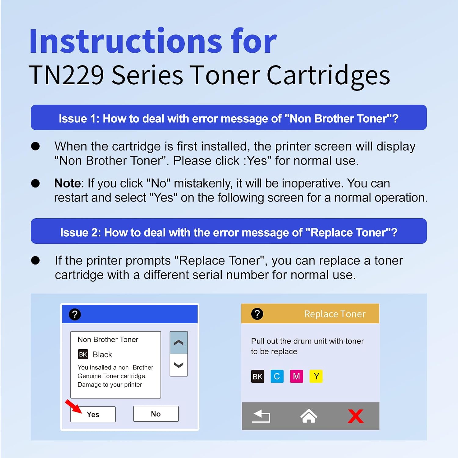 Thumbnail 6 de myCartridge TN229XL Black Toner Cartridge 5-Pack for Brother Printers