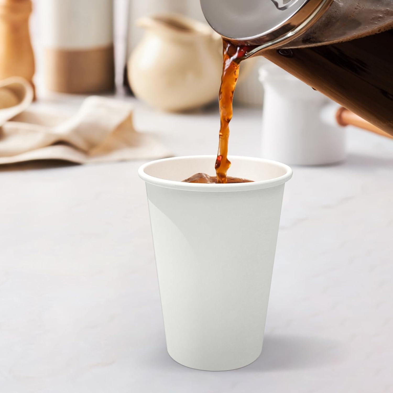 Thumbnail 5 de Dealusy 12 oz Disposable Paper Cups 100-count