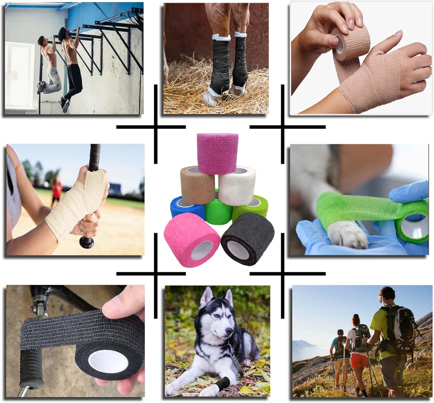 Thumbnail 6 de NELLHOMY Selbstklebender Verband 10 cm