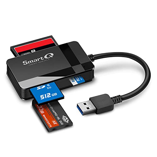 Detalle de SmartQ C368: Lecteur de cartes USB 3.0 quatre-en-un, Plug N Play