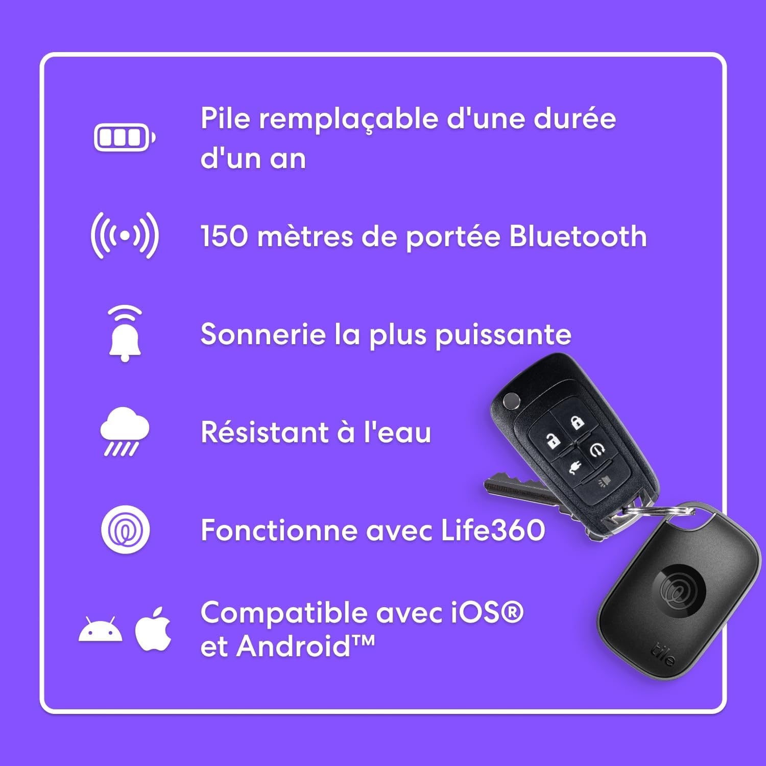 Thumbnail 6 de Tile by Life360 Pro (2024) Tracker Bluetooth 105 m