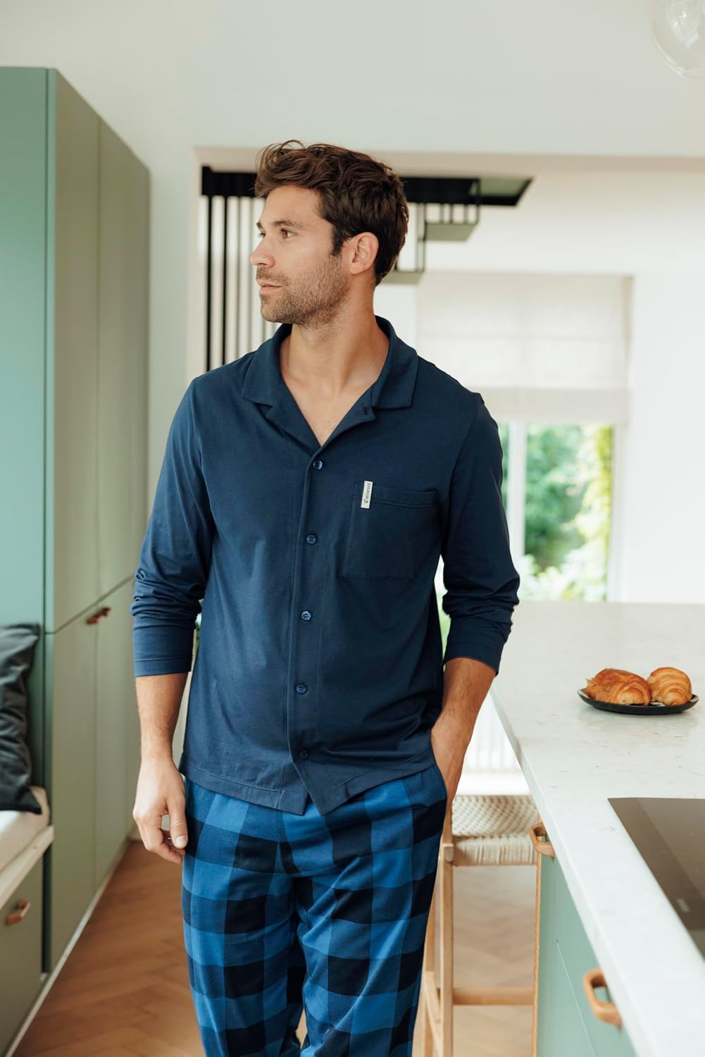 Thumbnail 3 de Eminence Pyjama Long Ouvert Homme