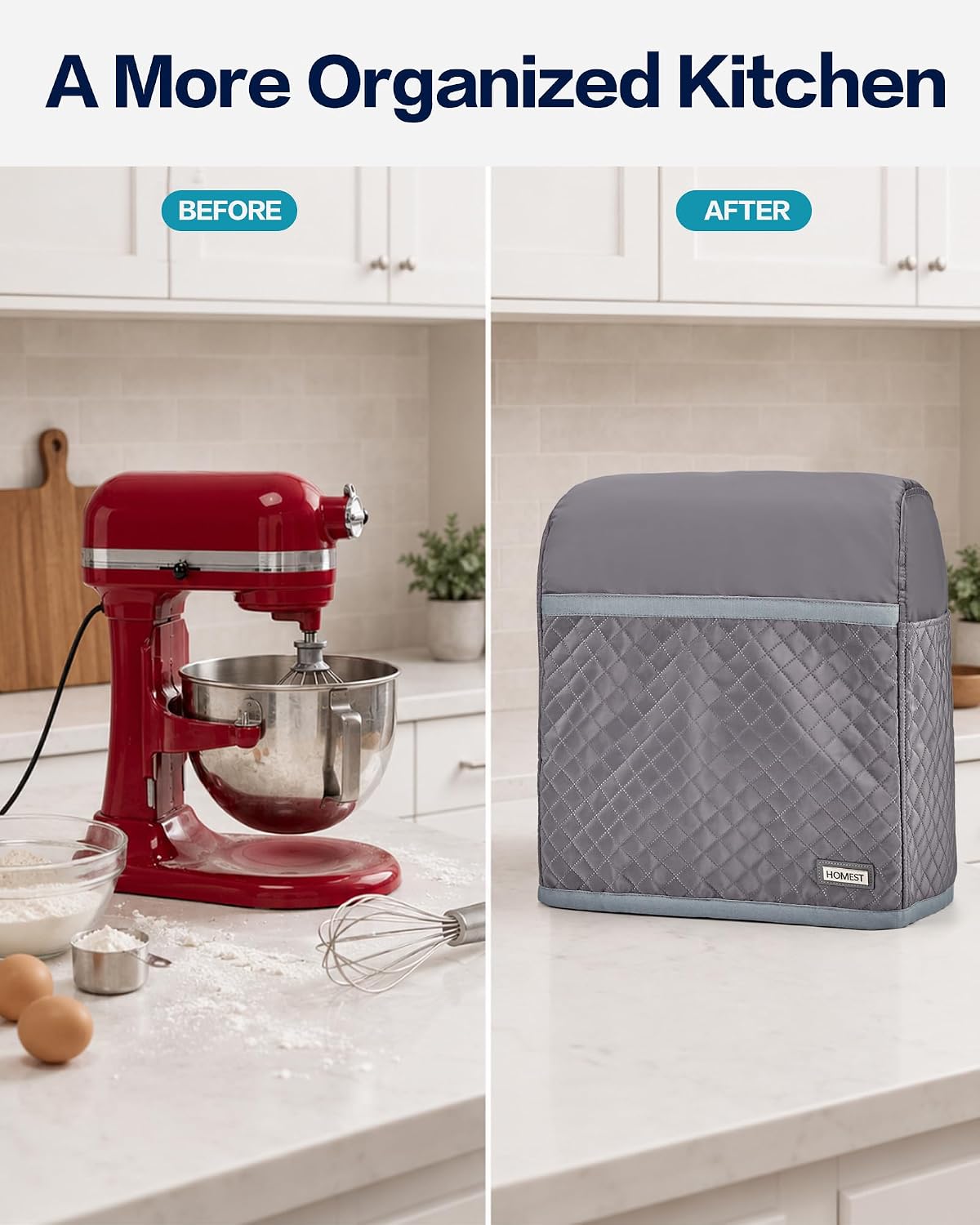 Thumbnail 6 de HOMEST Stand Mixer Dust Cover, 6/7/8-Quart