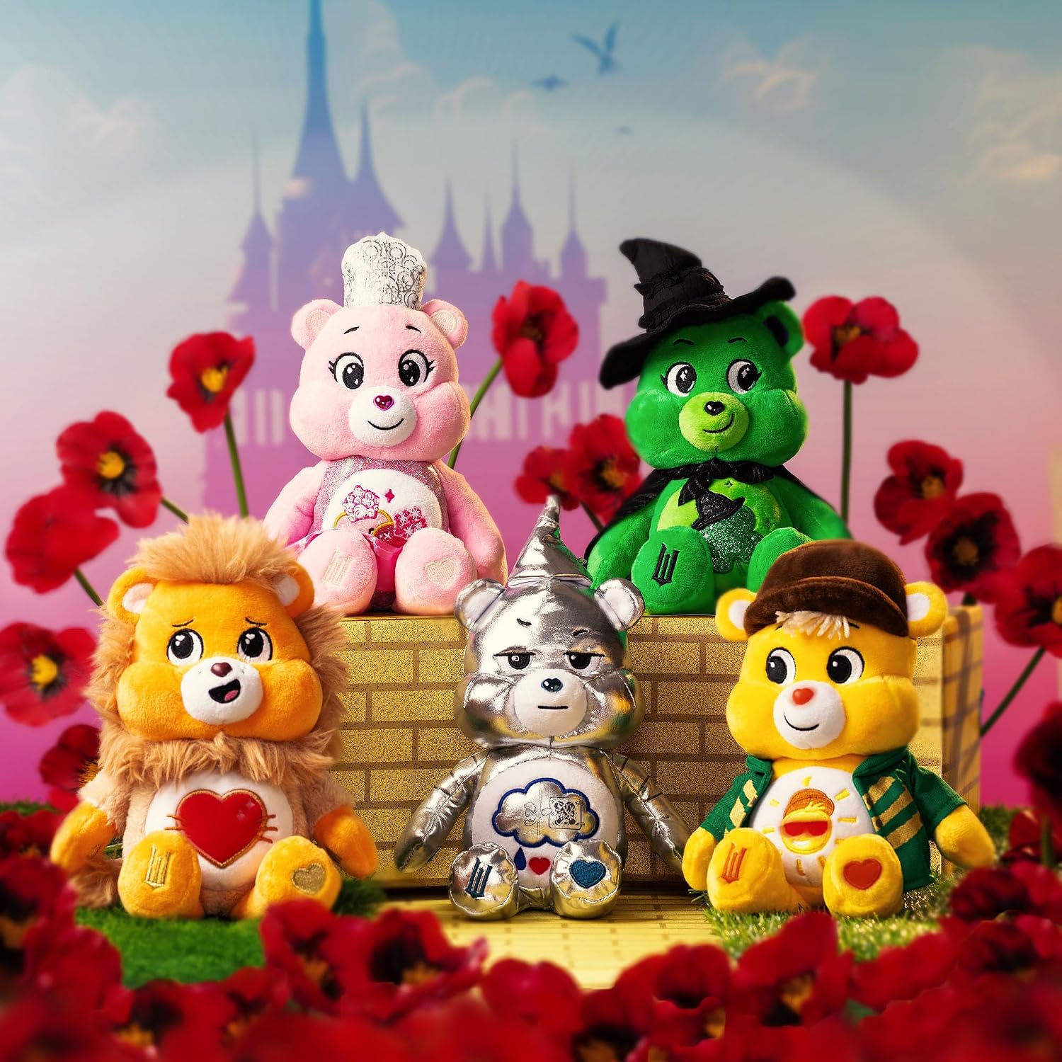 Thumbnail 5 de Care Bears 23081 pluszowa maskotka 22 cm – Love-a-lot Bear jako Glinda