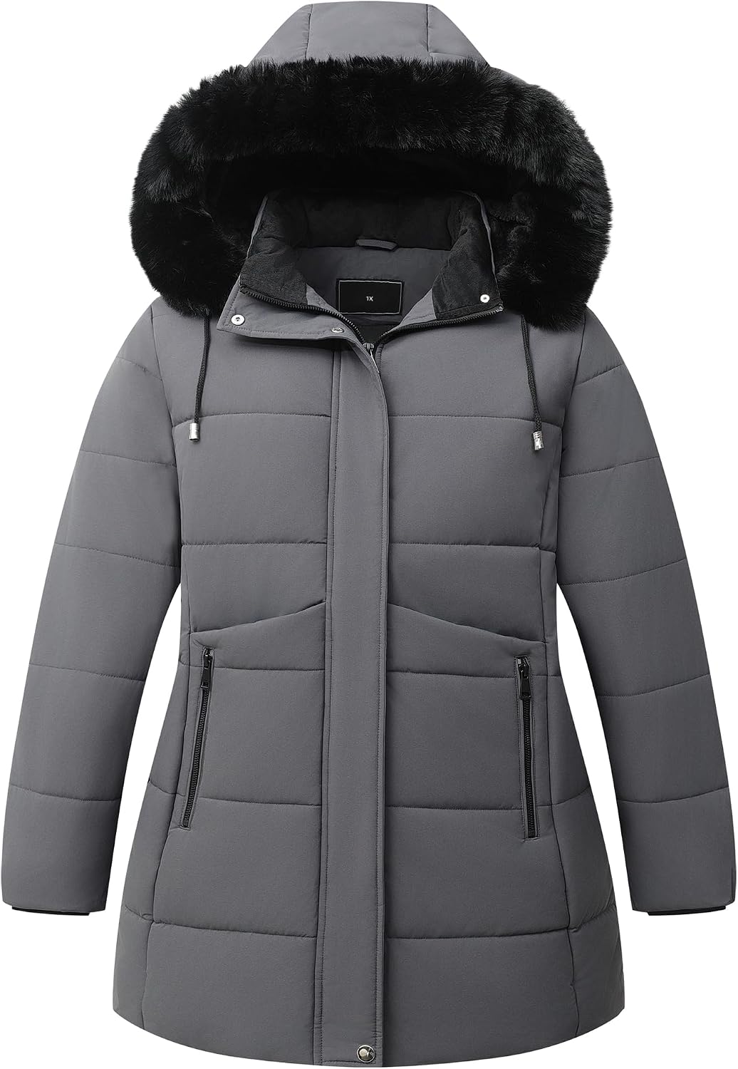 Detalle de Pefflarge Women's Plus Size Winter Parka Coat