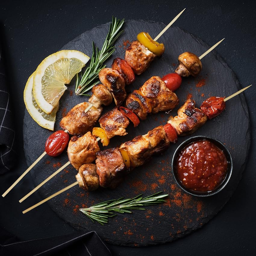 Thumbnail 1 de Relaxdays Pinchos de Madera 40 cm 🍢
