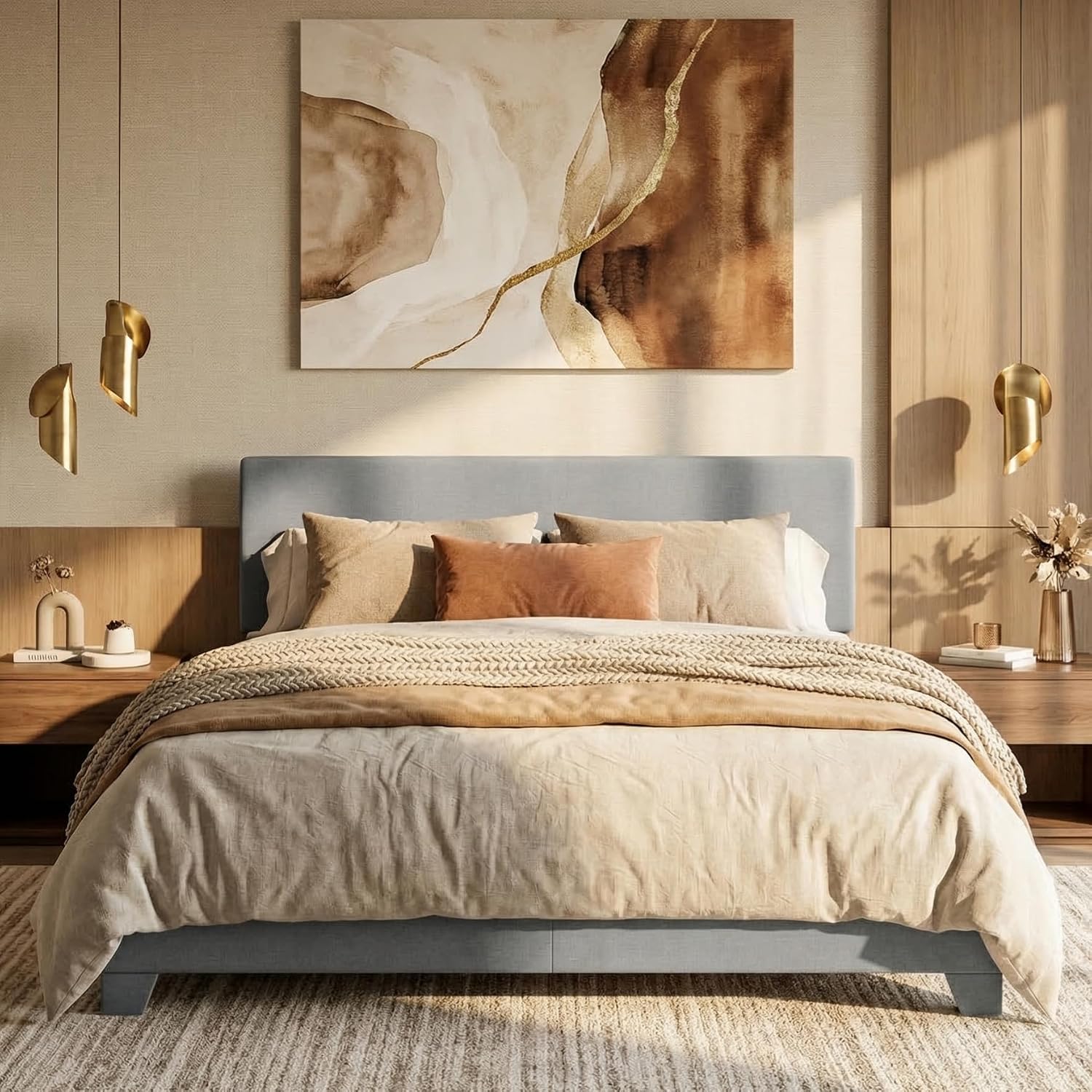 Detalle de SHA CERLIN Full Size Bed Frame