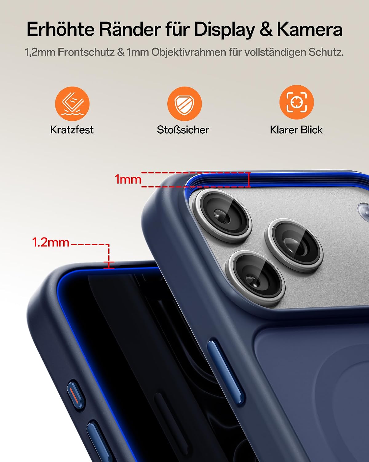 Thumbnail 5 de UNBREAKcable Hülle iPhone 17 Pro MagSafe Tiefblau